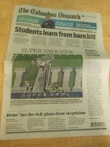 Columbus Dispatch Full Newspaper - New England Patriots Super Bowl - (2/4/19) - Imagen 1 de 10