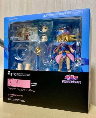 Max Factory figma 313 Yu-Gi-Oh! Figura Niña Maga Oscura Monstruos Duelo Nueva Foto 1 de 4
