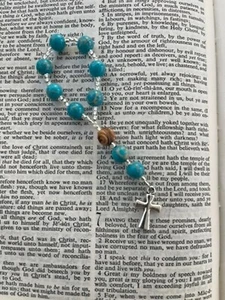Cuentas de oración de bolsillo protestante-cristiano-anglicano-luterano-episcopal-metodista - Imagen 1 de 6