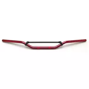 MANUBRIO CROSS ENDURO MOTARD ERGAL SEZIONE COSTANTE 22MM PIEGA BASSA ROSSO - Picture 1 of 1