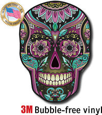 SUGAR SKULL DAY OF THE DEAD DECAL STICKER 3M USA MADE TRUCK VEHICLE WINDOW CAR