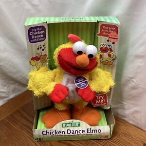 Vintage Chicken Dance Elmo Sesame Street 2001 Fisher Price Animated Dances Sings