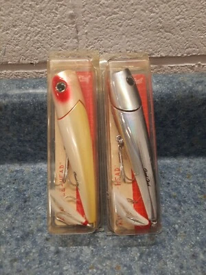 2 Creek Chub Knuckle Head I6600 ¡Hecho en América del Norte en 2005!  5" 1 1/2 oz  Foto 1 de 3