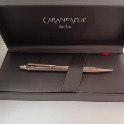 Caran d'Ache Silver Plated Hexagonal  Ballpoint Pen (Swiss made) - Image 1 of 4