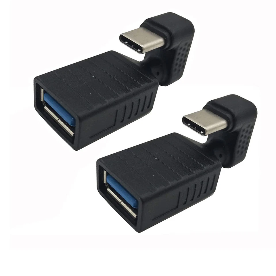 10x U Shape USB 3.1 Type C Male to USB 3.0 A Female OTG Adapter for Tablet Phone - Image 1 of 4