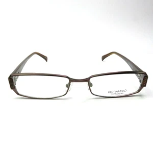 KIO YAMATO BRILLE KT-284U 53-18-139 Braun Bronze Vollgestell Rechteckige Form - Bild 1 von 10
