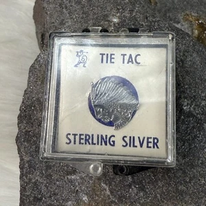 Vintage Sterling Silver Native American Head Tie Tack - Picture 1 of 4