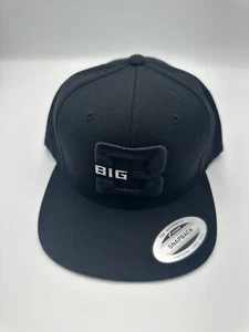 BIG 3 Basketball Adult Adjustable Outdoor Black Snapback Cap Hat One Size - Picture 1 of 7
