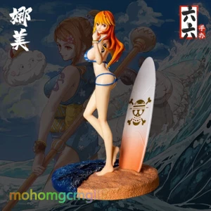 Beach Surfing Swimsuit Nami GK Model Japan Anime PVC Statue Toy Collection 33cm - Picture 1 of 24