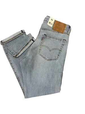 Levis 511  Premium Slim Fit Selvedge Denim Jeans Color Light Wash 045115838 - Image 1 of 4