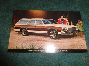 1979 BUICK ESTATE WAGON STATION WAGON DEALERSHIP POST CARD MAILER / ORIG. ITEM - Picture 1 of 2