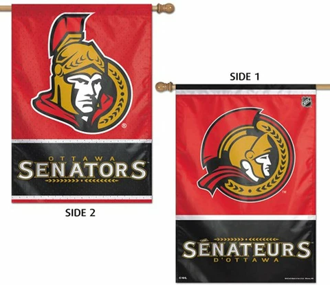 Ottawa Senators 2-Sided Vertical Banner Flag Cover