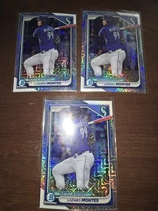 3)2024 Bowman Lazaro Montes Chrome Prospects Mega Box Mojo Refractor #BCP-110 - Picture 1 of 1