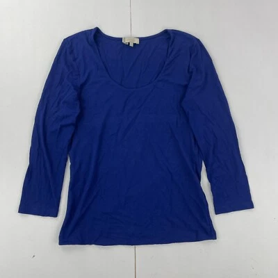 HOBBS Top Pequeño Azul Mujer Manga Larga Cuello Redondo - Imagen 1 de 4