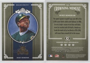 2005 Donruss Diamond Kings DK Challenge Rickey Henderson #295 HOF