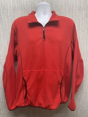 Powder River Outfitters Red Half Zip Jacket Mens L - Image 1 of 4