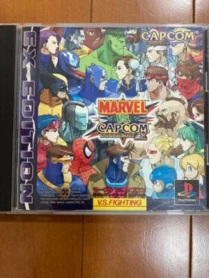 Marvel vs. Capcom Clash of Super Heroes EX Edition PS1 Play Station 1 japan game - Image 1 of 4