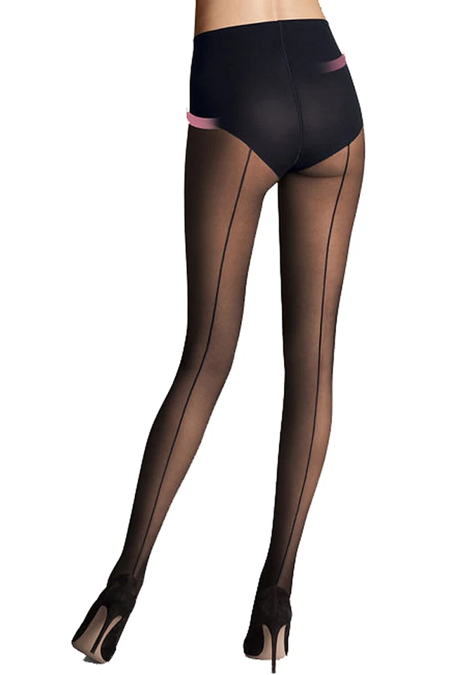 Wolford Individual 10 Feinstrumpfhose Back Seam Tights Strumpfhose mit Naht - Bild 1 von 1