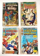 Marvel Team-Up Featuring Spider-Man #93 109 116 119 Comics Lot Lower Grades