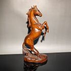 vintage carved wood wooden horse figurine statue decoration boxwood carving nice