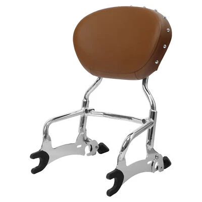 12" Chrome Sissy Bar Backrest Fit For Indian Chief Dark Horse Vintage 2016-2018 - Image 1 of 4