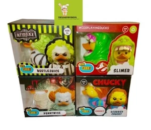 MINI TUBBZ Rubber Duck Friends PENNYWISE BEETLEJUICE CHUCKY SLIMER Horror *READ* - Picture 1 of 1