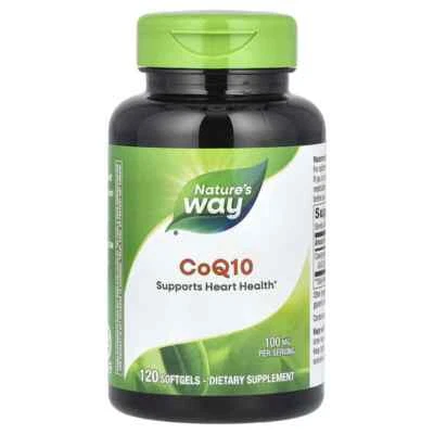 2 cápsulas blandas Nature's Way, CoQ10, 100 mg, 120 Foto 1 de 2