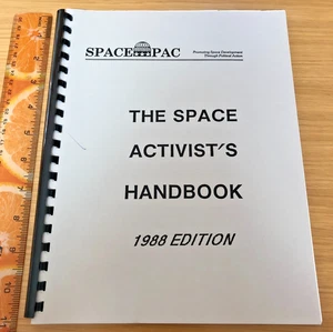 vtg 1988 Limited Edition SPACE ACTIVIST'S HANDBOOK SpacePAC National Space Soc. - Picture 1 of 13