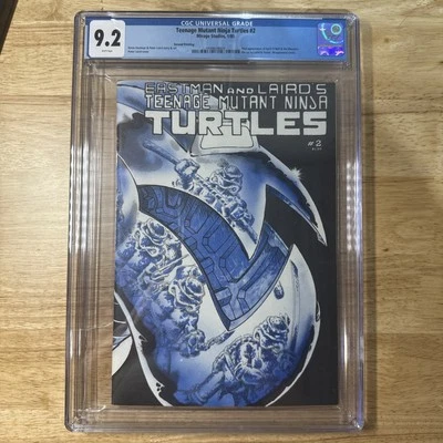 Teenage Mutant Ninja Turtles #2 CGC 9.2 Second Printing White Pages - Image 1 of 3