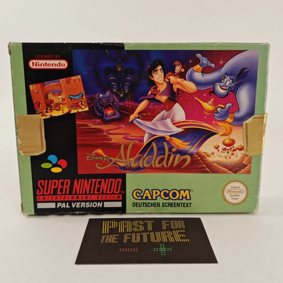 SNES Super Nintendo Disney’s Aladdin OVP PAL - Bild 1 von 4
