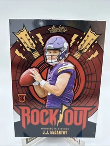 2024 Absolute Rock Out JJ McCarthy (RC) #RO-JMY - Picture 1 of 7