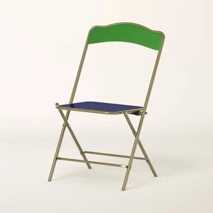 Folding Chair Green/Navy - kate spade new york x Target - Picture 1 of 5