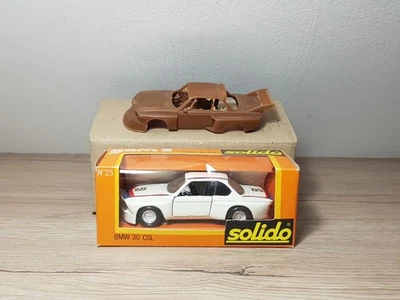 COQUE EN RÉSINE 1/43 BMW 3.0 CSL + UNE SOLIDO BMW - Photo 1/4