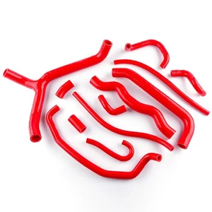 For Honda Interceptor VFR 800 Fi VTEC 2002-2013 Silicone Radiator Hose Kit Red - Foto 1 di 20