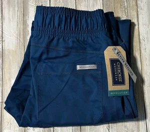Neu mit Etikett Cherokee Scrubs Workwear Revolution Herren Jogginghose Small karibikblau - Bild 1 von 6