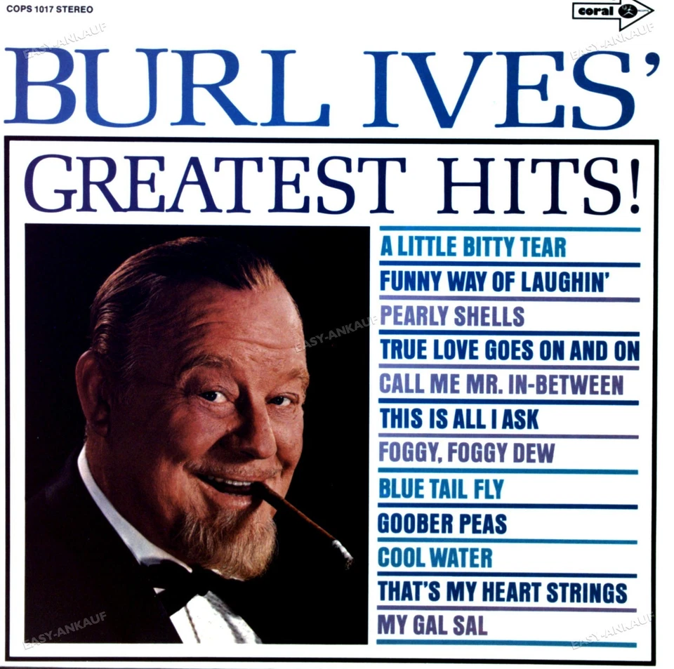 Burl Ives - Burl Ives' Greatest Hits LP (VG/VG) .* - Image 1 of 1