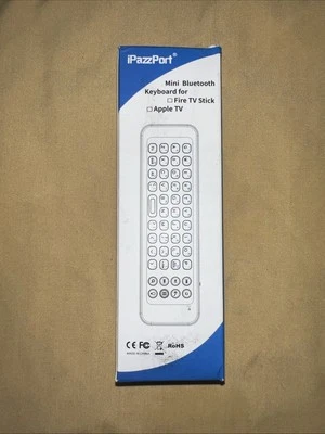 iPazzPort Mini Bluetooth Wireless Keyboard Remote Backlight Fire Stick Apple TV - Image 1 of 4