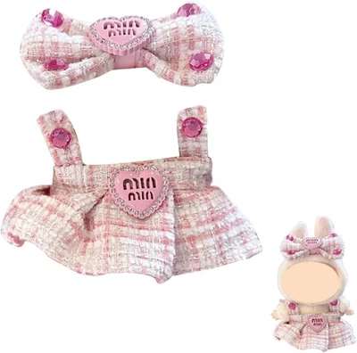 Mini Plüsch Puppen Kleidung Outfit Nur Bekleidungs Zubehör Für 17Cm Labubu,Labub