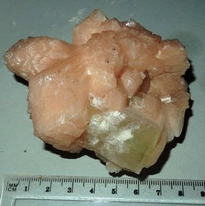 Apophyllite/Stilbite from INDIA . Mineral specimen 80x65mm 217g #IND32 - Picture 1 of 3