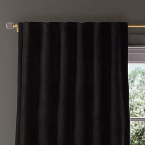 Blackout Chenille Curtain Panel - Threshold - Picture 1 of 19