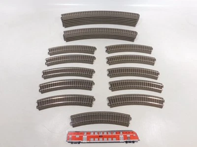 21x Trix H0 Dc Track Piece C Track curved 62130 62530 62430 Mint #ED868-4 - Image 1 of 4
