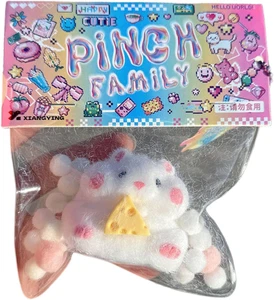 Hámster blando Taba, juguetes suaves táctiles para aliviar el estrés para hámster, calmante para - Imagen 1 de 12