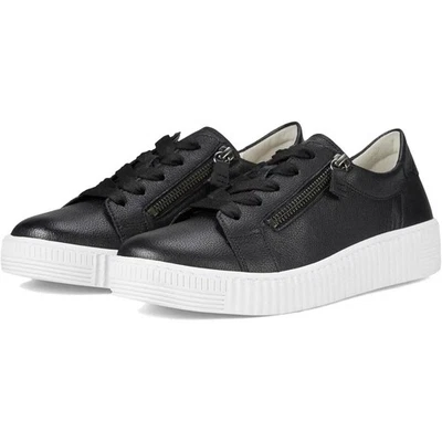 Zapatillas bajas Gabor 53.334 para mujer Reino Unido 3.5 EE. UU. 6 cuero negro blanco nuevas en caja Foto 1 de 4