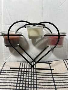 Nuevo soporte votivo corazón alambre Ewe's View nuevo en caja - Imagen 1 de 4