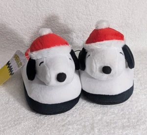 Peanuts SNOOPY Christmas Slippers Character Festive Holiday Slip-On Size 13/1 US - Picture 1 of 2
