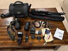 Nikon D5500 with VR II 18-55mm Lens, Tamron 180-300 Lens and Accessory Bundle 