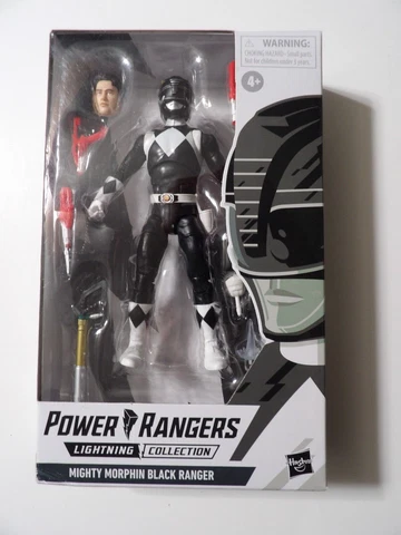 Hasbro Power Rangers Lightning Collection Mighty Morphin Black Ranger 6" Figure Cover
