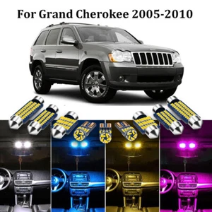 14x Canbus Interior LED Lights Upgrade Kit For 2005-2010 Jeep Grand Cherokee WK - Picture 1 of 15