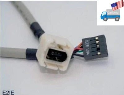 NEU PC Gehäuse Frontplatte FIREWIRE Port-Mainboard 1394 Header Pin intern Kabel - Bild 1 von 4
