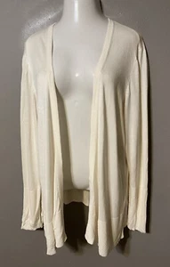 Worthington Woman Cardigan Sweater Size 2X ~ Cream - Picture 1 of 2
